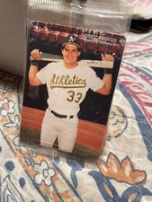 Cb2 sports card~ Mothers cookies- Jose Canseco- Oakland athletics- #33-1990