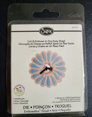 SIZZIX Embosslits Cut & Emboss Die Wildflower 557101 Flower - Image 1 of 2
