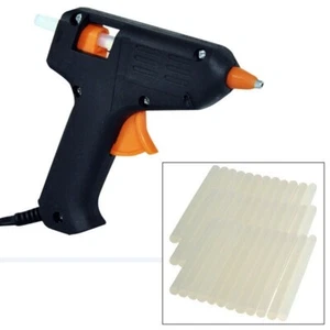 Electric Glue Gun + 50 Hot Melt Adhesive Mini Sticks Hobby Diy Craft -10W - Picture 1 of 10