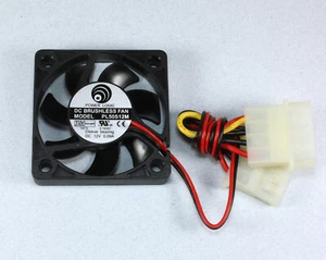 2pcs Power Logic Fan PL50S12M, 2 Wire with Molex Connection - Picture 1 of 2