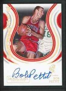 2023-24 BOB PETTIT 05/10 AUTO PANINI COLECCIÓN INMACULADA AUTÓGRAFOS VIRTUOSOS - Imagen 1 de 2