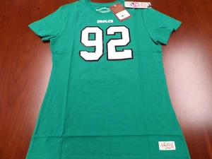 WOMEN'S MITCHELL & NESS NFL PHILADELPHIA EAGLES REGGIE WHITE JERSEY T-SHIRT XL - Picture 1 of 4