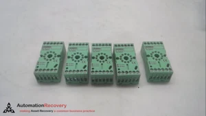 PHOENIX CONTACT 28 33 615 PLUGGABLE TERMINAL BLOCK, 400V, SEE DESC #265012 - Picture 1 of 5