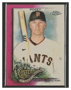Buster Posey - 2022 Topps Allen and Ginter Chrome Magenta Refractors #77 - Picture 1 of 2