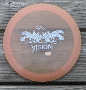 Latitude 64 Opto Vision PFN OOP Early Run Peach Disc Golf 174g - Picture 1 of 2