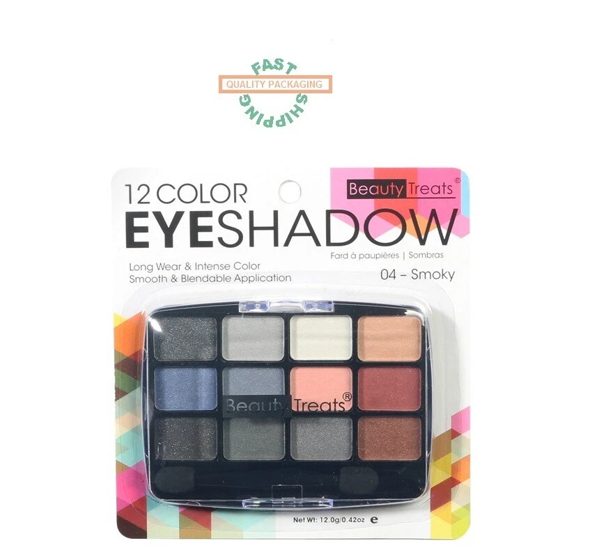 BEAUTY TREATS 12 Color Eyeshadow - 04 SMOKY -  ORDER BY 10 AM !!! - Image 1 of 1