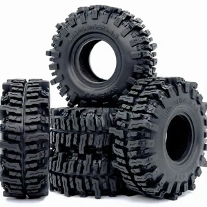 RC 1.9 Mud Slingers Tires 120mm/4.72inch Tyres For 1/10 RC Crawler SCX10 TRX4 - Picture 1 of 14