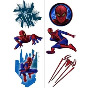 Spiderman Party Favour Tattoos Pack of 12 - Spiderman Party Favour Supplies - Picture 1 of 1