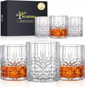 Unzerbrechliche Tritan Kunststoff Whisky Gläser 6 Set 14 Oz Old Fashioned Gläser Rum - Bild 1 von 1