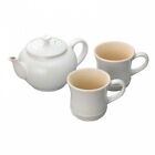 Le Creuset Teapot & Mug (SS) (2 Pieces) Set White