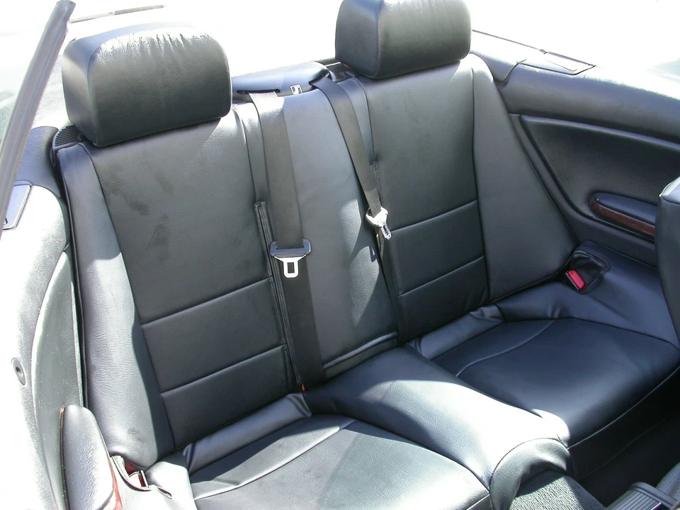 FUNDAS ASIENTO TRASERO BMW 325CI CONVERTIBLE 2001-2013 IGGEE S. CUERO AJUSTE PERSONALIZADO Foto 1 de 4