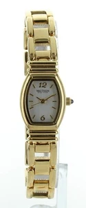 NEW OLD STOCK WALTHAM PETIT WOMEN'S REVERSABLE BAND ANALOG WATCH NEW BATTERY - Picture 1 of 4