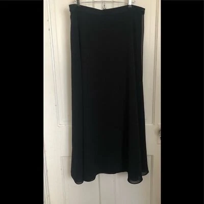 NYGARD Collection Wrap Skirt, SZ 16, Black (New Without Tags)       Foto 1 de 4