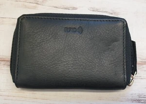 Rindleder Kreditkartenetui Visitenkartenetui Kartenmäppchen RFID Schutz - Bild 1 von 3
