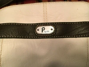 Black & White Plum Pocketbook/Shoulder Bag (Please See Details) - Picture 1 of 11
