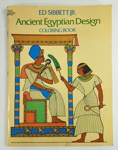 NOS Ancient Egyptian Design Coloring Book Ed Sibbett Jr. Dover Publications 1978 - Imagen 1 de 10