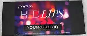 YOUNGBLOOD Focus rote Lippen Vixen Lippenstift entblößtes Lippengel Lippencreme Lippenbürste Set - Bild 1 von 3