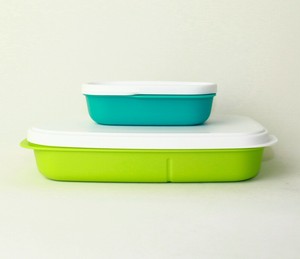 TUPPERWARE Brotdose Lunchbox Clevere Pause 590ml Limette mit Brotdose Einsatz