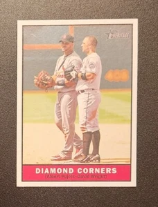 2010 Topps Heritage Diamond Corners #75 Albert Pujols - Cardinals - Picture 1 of 1