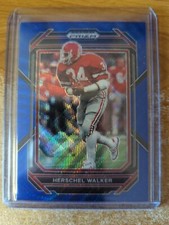 2023 Prizm Draft Picks Herschel Walker Blue Wave Prizm /249 Dallas Cowboys!!
