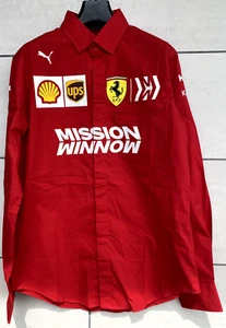 F1 PUMA Ferrari SHIRT Not for Sale Leclerc, Vettel, office Press 2019 L NUOVA - Foto 1 di 11
