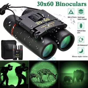 Military Army 30x60 Night Vision Binoculars Goggles Hunting + Case 2024 - Picture 1 of 11