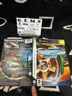 Need For Speed Underground 2 - Microsoft Xbox Original - FRONT COVER ONLY - Image 1 of 4