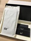 Montblanc Long Wallet With Box and Bag Black Leather Made in Italy Meisterstuck