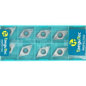 10 TAEGUTEC DCMT 11T304-FG Grade TT8020 CNC Lathe Coated Carbide Turning Inserts - Picture 1 of 14