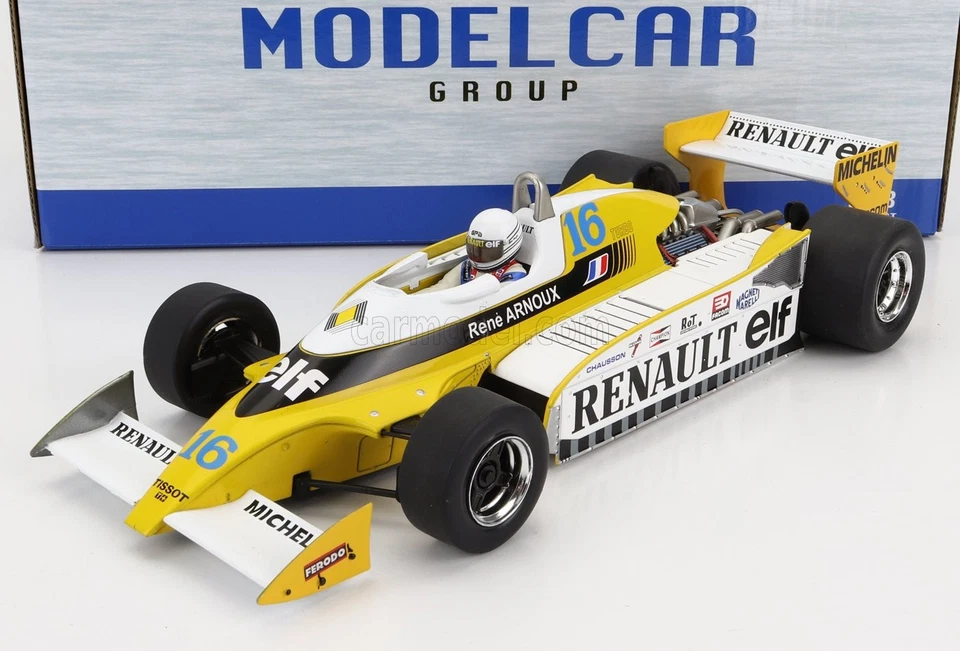 1/18 MCG - RENAULT - F1 RS10 TEAM RENAULT ELF N 16 BRITISH GP 1979 RENE MCG18617 - Immagine 1 di 1