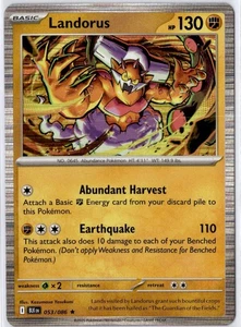 Landorus - 053/086 - Holo Rare - Pokemon Black Bolt ENG - Picture 1 of 1