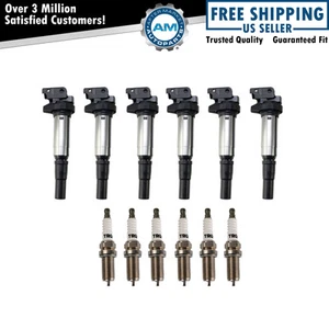Ignition Coils & Spark Plugs Kit Fits 2003-2006 BMW - Picture 1 of 7