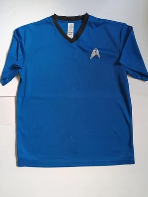 Camisa Oficial Científico Azul Star Trek 2009 Kellogg’s Promo Adulto L – Rara Foto 1 de 4