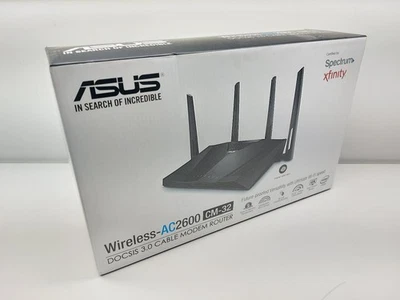 ASUS Wireless AC2600 DOCSIS 3.0 Cable Modem Router CM-32 - Image 1 of 4