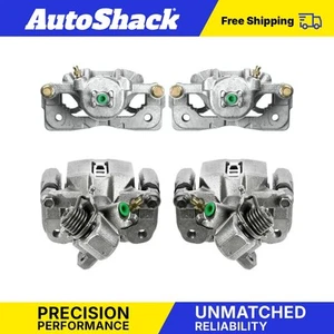 Front & Rear Brake Calipers w/ Bracket Set for 2009-2011 Honda Civic 1.3L - Picture 1 of 7