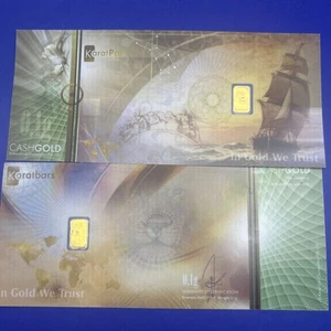 0,1 Goldbarren 999 im Schein, Cash Gold, Karat Pay, Karatbars - Bild 1 von 3