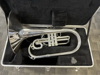 King PLATA 1121SP Marching Mellopho con estuche EXCELENTE ESTADO - ¡SIN PRECIO BASE! Foto 1 de 4