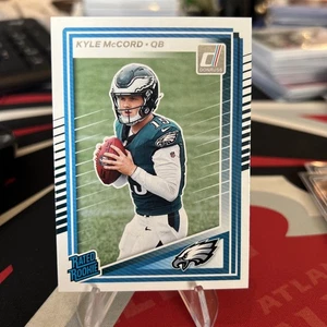 2025 Donruss - Rated Rookie - Kyle McCord (RC) Philadelphia Eagles - Picture 1 of 2