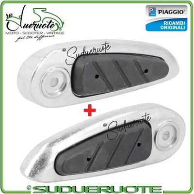 COPPIA DI PEDALINI POGGIAPIEDI DESTRO E SINISTRO PIAGGIO LIBERTY 50 125 150 200 - Immagine 1 di 4
