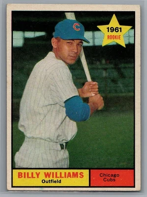 1961 Topps Billy Williams #141 (RC) EX Foto 1 de 2