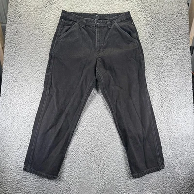 Vintage Vans Jeans Mens 38x32 Black Carpenter Baggy Loose Tapered Skater - Image 1 of 4