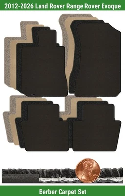 Juego de alfombrillas bereber personalizadas para Land Rover Range Rover Evoque '12-26 (4 piezas) #VDT Foto 1 de 4
