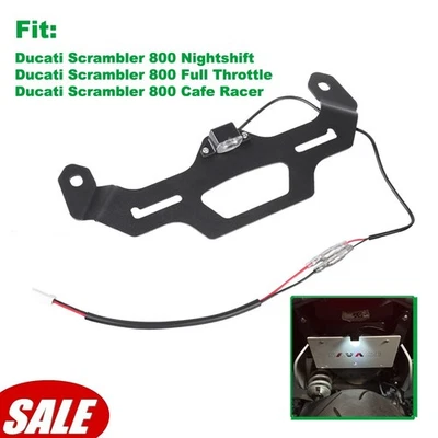 For 21-25 Ducati Scrambler 800 Tail Tidy License Plate Light Fender Eliminator — 第 1/4 张图片