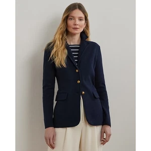 LAUREN RALPH LAUREN Marine Pullover-Strick Baumwollmischung Blazer XS - Bild 1 von 11