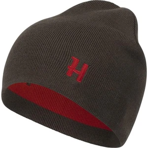 Harkila Aspire Reversible Beanie Shadow Brown/Red - Picture 1 of 2