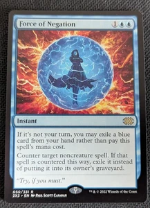 MTG Force of Negation Double Masters 2022 NM/M Regular Rare - Picture 1 of 2