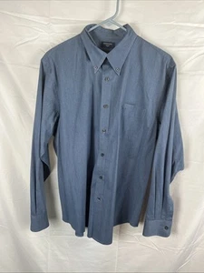 Dockers Button Down Shirt Mens size Large  Blue Long Sleeve NWOT - Picture 1 of 6