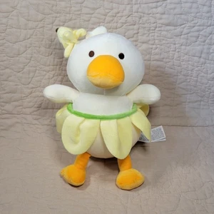 Miniso Summer Series Duck Plush Banana Skirt 10" Yellow Bird Squishy Toy Stuffie - Picture 1 of 4