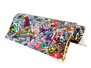 Autocollant film brillant vinyle sticker bomb top qualité tunning voiture moto - Afbeelding 1 van 5
