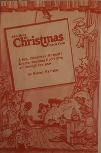 365 Days Of Christmas Every Year By Robert Mantzke Vintage Musical Lyrics - Bild 1 von 3
